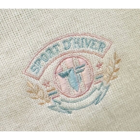 Vintage TYROLIA By HEAD 80s 90s Ski Winter Wool Blend Sweater Sz S - Picture 6 of 8